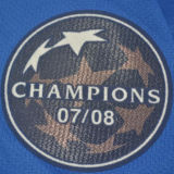 2008/2009 M Utd Third Blue Retro Player Version Long Sleeve Jersey 球员版长袖