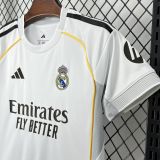 2025/26 RM Home White Kids Soccer Jersey