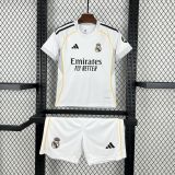 2025/26 RM Home White Kids Soccer Jersey