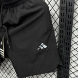 2025/26 AD Black Casual Double Layer Short Pants  A248  双层短裤