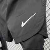 2025/26 NK Black Casual Double Layer Short Pants  D1103  双层短裤