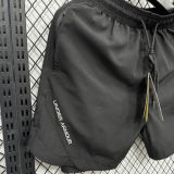 2025/26 UA Black Casual Double Layer Short Pants  A247 双层短裤