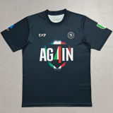 2025 Napoli Champions Edition Black Jersey