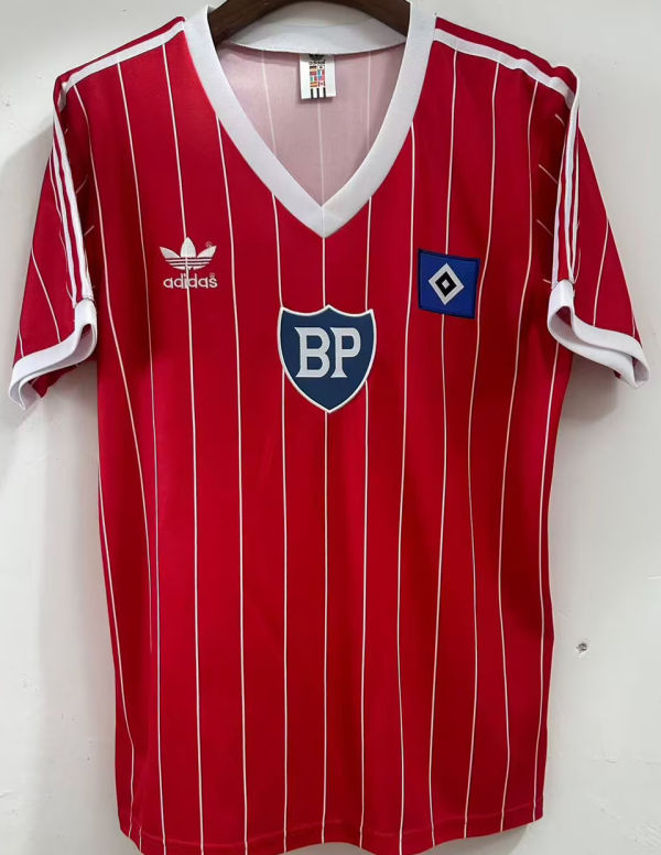 1984 Hamburger Awat Red Retro Soccer Jersey