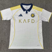 2025/26 Al Nassr 4TH White Fans Soccer Jersey