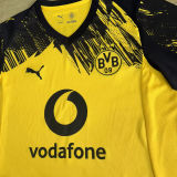 2025/26 BVB Home Yellow Fans Soccer Jersey 带胸前广告