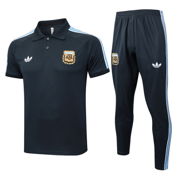 2025/26 RM Dark Grey POLO Retro Sweater Tracksuit