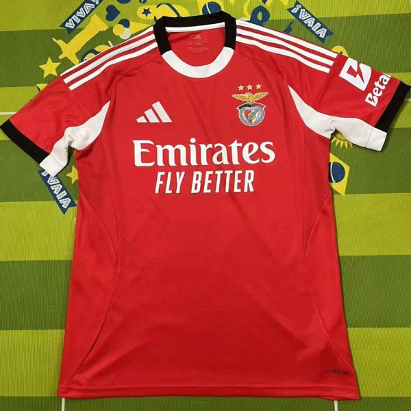 2025/26 Benfica Home Red Fans Soccer Jersey