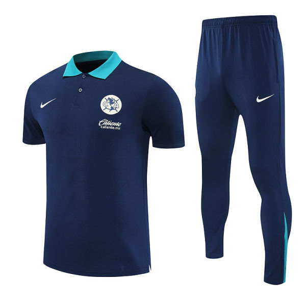 2025/26 Club America Sapphire Blue POLO Sweater Tracksuit
