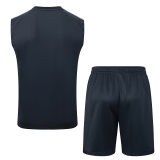 2025/26 Argentina Dark Grey Vest Training Jersey(A Set)