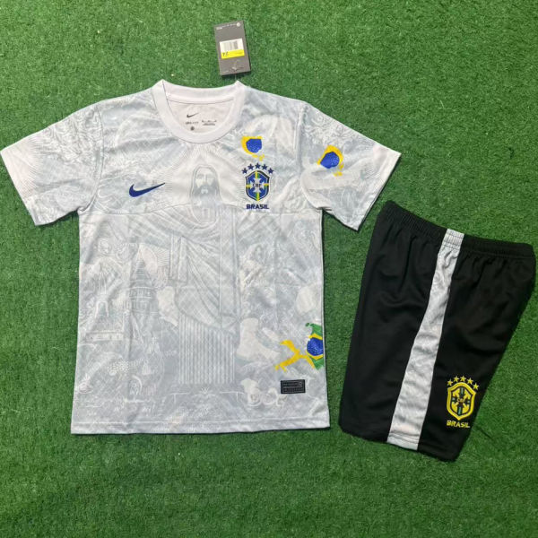2025/26 Brazil Special Edition Kids Soccer Jersey