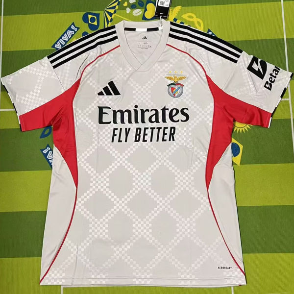 2025/26 Benfica Third White Fans Soccer Jersey