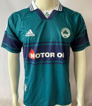 1999/2000 Panathinaikos Home Green Retro Soccer Jersey