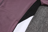 2025/26 M Utd Grey Purple Kids Jacket Tracksuit