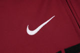 2025/26 Miami Heat Maroon Hoody Zipper Jacket Tracksuit
