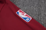 2025/26 Miami Heat Maroon Hoody Zipper Jacket Tracksuit
