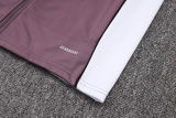 2025/26 M Utd Grey Purple Jacket Tracksuit