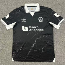 2025/26 CD Olimpia Third Black Fans Soccer Jersey 洪甲奥林匹亚