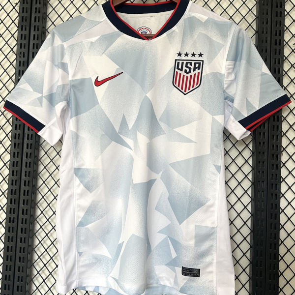2025/26 U.S Home White Fans Soccer Jersey 带星