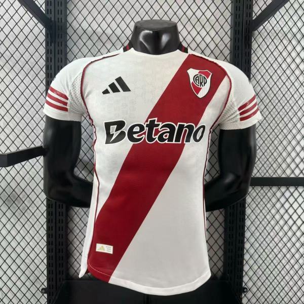2025/26 River Plate Home White Player Version Jersey