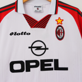 1997/98 AC Milan White Copa Edition Retro Soccer Jersey