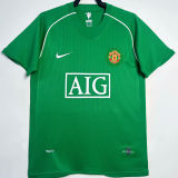 2007/08 M Utd Green GK Retro Soccer Jersey