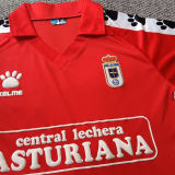 1990/91 Real Oviedo Away Red Retro Soccer Jersey
