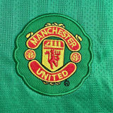 2007/08 M Utd Green GK Retro Soccer Jersey