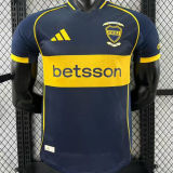 2025/26 Boca 120th Anniversary Edition Player Version Soccer Jersey 不印 右臂和后幅广告