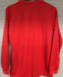 2018 Spain Home Red Retro Long Sleeve Jersey