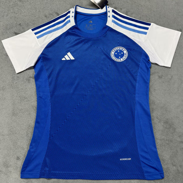 2025/26 Cruzeiro Home Blue Women Soccer Jersey 女