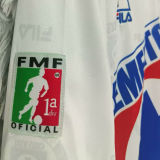 1997/98 Cruz Azul Away White Retro Long Sleeve Soccer Jersey