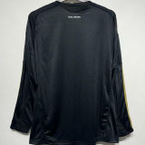 2009/10 RM Away Black Retro Player Version Long Sleeve Jersey