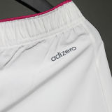 2014/2015 RM Home White Retro Player Version Shorts Pants 球员版