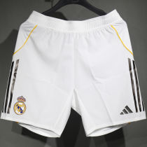 2025/26 RM Home White Player Version Shorts Pants  (A+球员版)