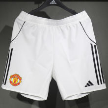 2025/26 M Utd White Player Version Shorts Pants  (A+球员版)