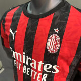 2025/26 AC Milan Home Player Version Soccer Jersey