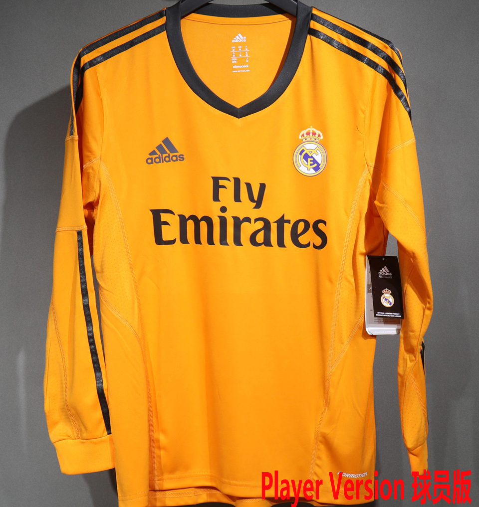 2013/14 Real Madrid Tercera Orange Retro