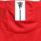 2007/08 M Utd Home Retro Player Version Long Sleeve Soccer Jersey 球员版长袖