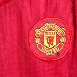 2007/08 M Utd Home Retro Player Version Long Sleeve Soccer Jersey 球员版长袖