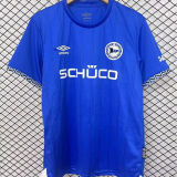 2025/26 Bielefeld Home Blue Fans Soccer Jersey 比勒费尔德（名字在号下面）