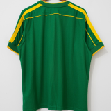 1998 Brazil GK Green Retro Soccer Jersey