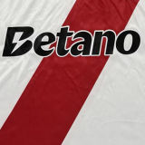 2025/26 River Plate Home White Long Sleeve Fans Soccer Jersey