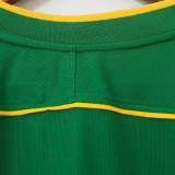 1998 Brazil GK Green Retro Soccer Jersey