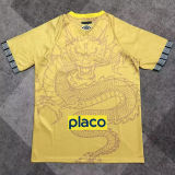 2025/26 Santos Yellow Fans Soccer Jersey 带全广告