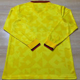 19994/1995 AC Milan Third Yellow Retro Long Sleeve Soccer Jersey