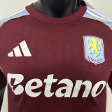 2025/26 Aston Villa Home Player Version Soccer Jersey