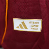 2025/26 Roma Home Red Player Version Soccer Jersey