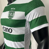 2025/26 Sporting Lisbon Home Player Version Soccer Jersey 里斯本