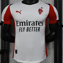 2025/26 AC Milan Away White Player Version Soccer Jersey